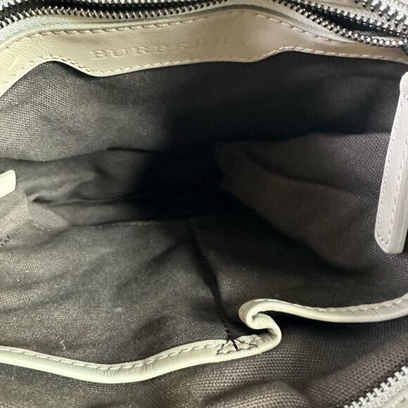 Burberry Hartham Crossbody Bag Smoked Check Plaid - Picture 3 of 16